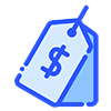 Low fees icon